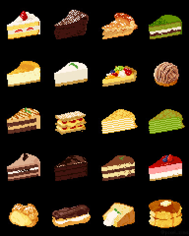 ドット絵 ケーキ Zima さんのイラスト ニコニコ静画 イラスト