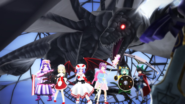 東方mmd Rpg風バトル 東方紅地剣 Rebel さんのイラスト ニコニコ静画 イラスト