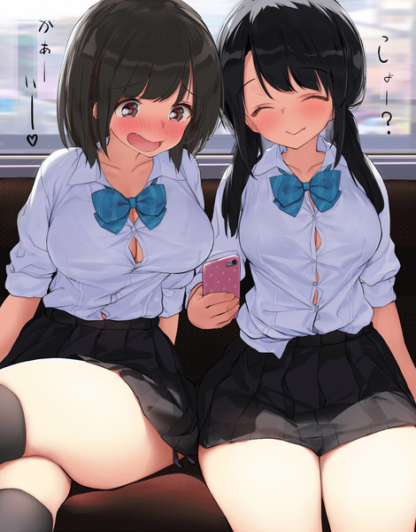 電車内jk 開栓 さんのイラスト ニコニコ静画 イラスト