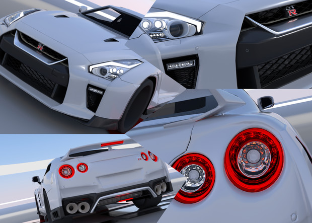 Nissan Gt R R35 17年モデル配布予定2 はむくん さんのイラスト ニコニコ静画 イラスト