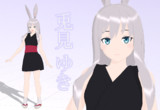 【配布】うさぎ娘モデルV2.1【MMDオリキャラ】