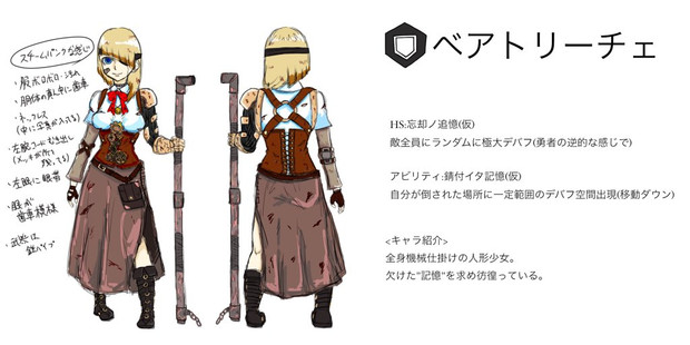 コンパスキャラデザコンテスト2 タンク ベアトリーチェ しろがね さんのイラスト ニコニコ静画 イラスト
