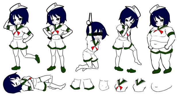 腹見せ牛乳 燃料切れ さんのイラスト ニコニコ静画 イラスト