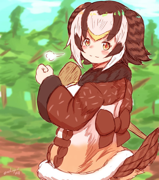 ヒメフクロウちゃんがんばる おおはがり さんのイラスト ニコニコ静画 イラスト