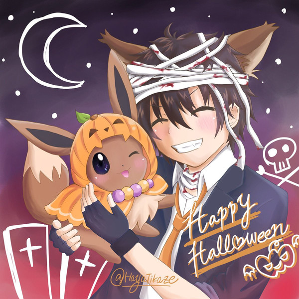 Halloween With イーブイ Hayatikaze さんのイラスト ニコニコ静画 イラスト