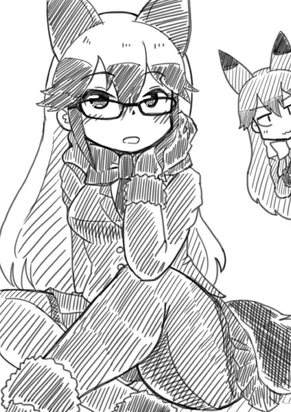 1人家庭教師ごっこをするギンギツネ お紅茶が丘 さんのイラスト ニコニコ静画 イラスト