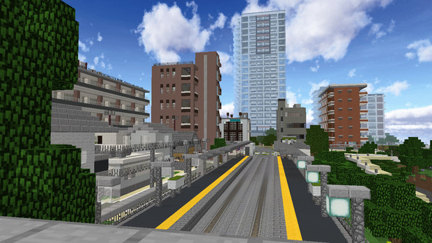 Minecraft Win10 舞田市の風景 横民 さんのイラスト ニコニコ静画 イラスト