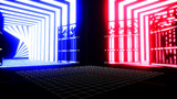 【MMDステージ配布あり】どの扉にする？