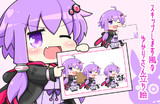 スキップします風なゆかりさん立ち絵できました。