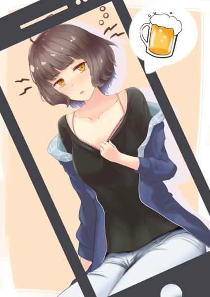 艦これ 私服の岸波と飲みに行った 綴岐レス さんのイラスト ニコニコ静画 イラスト