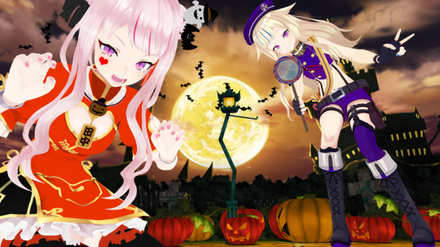 【ヒメヒナ】HAPPY HALLOWEEN【MMD】