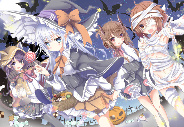 ハロウィン第六駆逐隊 あるか 2日目 西 G 025a さんのイラスト ニコニコ静画 イラスト