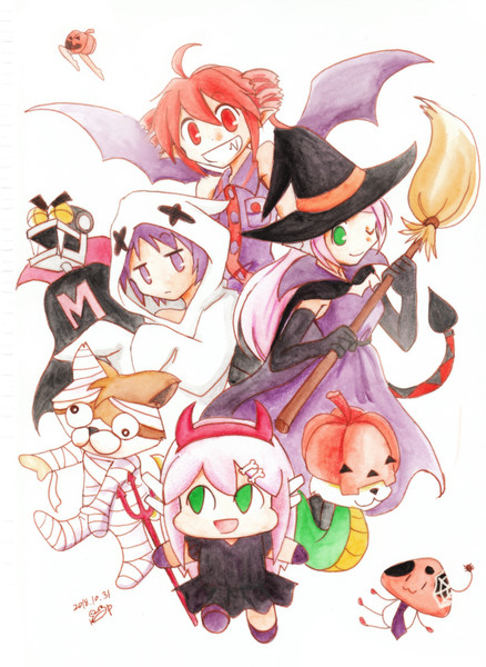 Utauでハロウィン からしアンパン さんのイラスト ニコニコ静画 イラスト