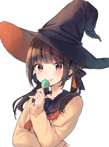ドヤ顔ハロウィンおさげセーラーちゃん 緑川 葉 さんのイラスト ニコニコ静画 イラスト