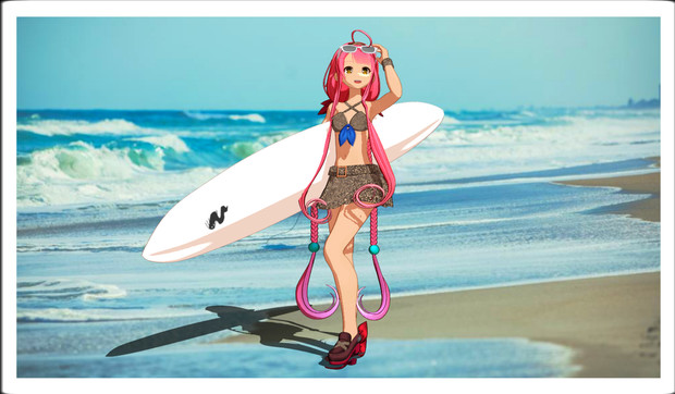 サーフィン　絵 Tube riding! #hawaii #california #shonan #サーフィン #サーフ