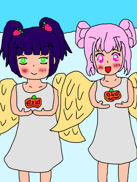 11月 真のハロウィン 天使の施し 萌田薫子 市枝いちご 飯塚トライ1nd さんのイラスト ニコニコ静画 イラスト