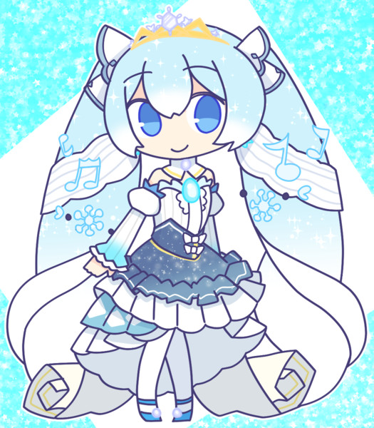 雪ミク19 きゆ さんのイラスト ニコニコ静画 イラスト