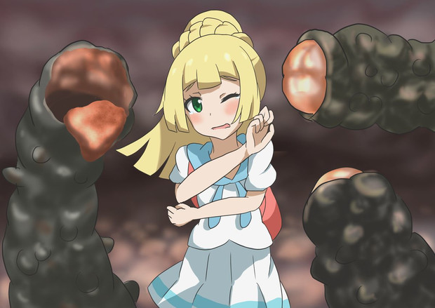 リーリエとゼリーワーム Shippo さんのイラスト ニコニコ静画 イラスト