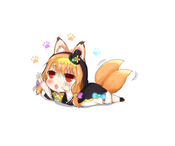 キツネノボタンちゃん ちびキャラ さば味噌 さんのイラスト ニコニコ静画 イラスト