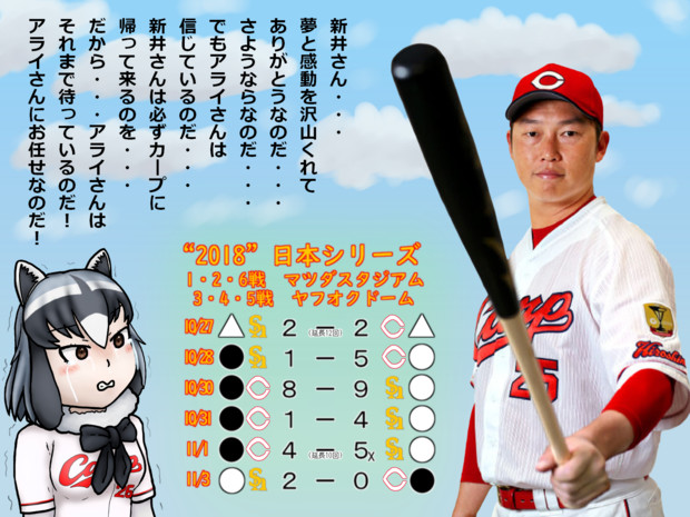 新井さんありがとう そして さようならなのだ 松本淡路守 さんのイラスト ニコニコ静画 イラスト
