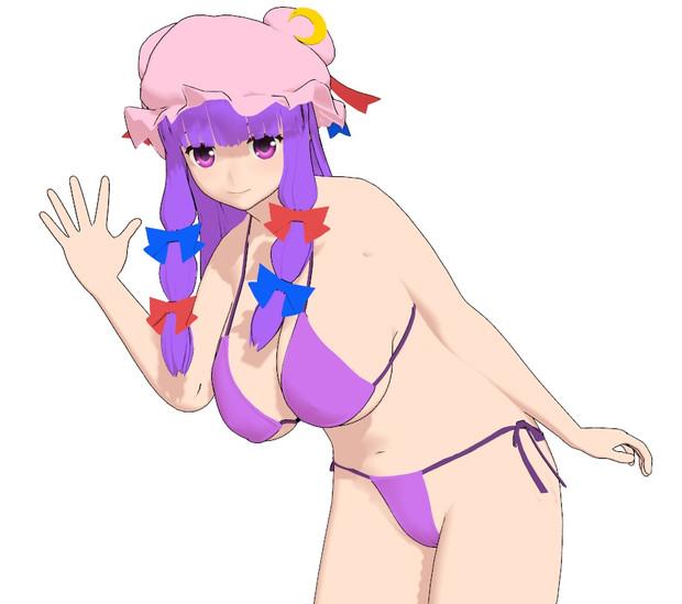 【MMDモデル配布】ぽじお式パチュリーα2