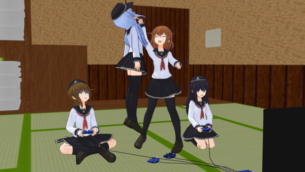 【ゲームで遊ぶ艦娘達】仲良し第六駆逐隊