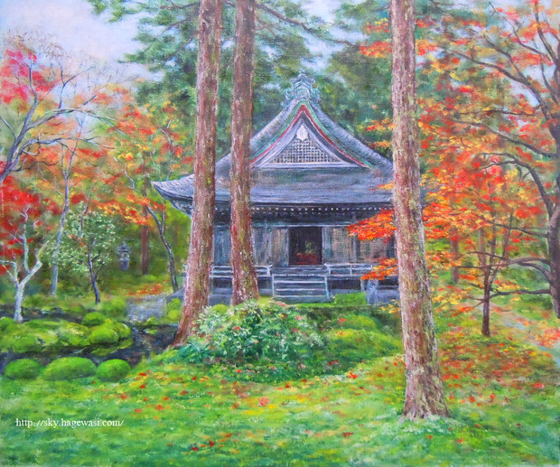 秋の三千院 京都 湯葉 さんのイラスト ニコニコ静画 イラスト