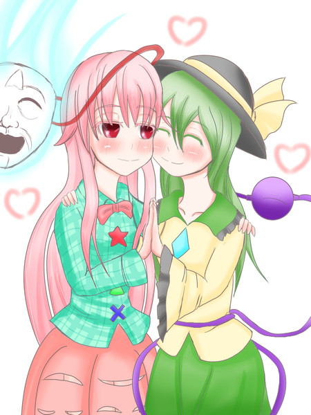 頬をすり寄せるこいしちゃんとこころちゃん Second さんのイラスト ニコニコ静画 イラスト