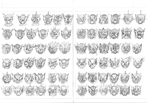 仮面ライダージオウ 全サブライダーアーマー 顔だけ 1 仮免ライダー さんのイラスト ニコニコ静画 イラスト