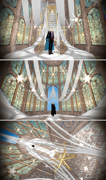 大理石の教会 Mmdステージ配布 Mizu みづ さんのイラスト ニコニコ静画 イラスト