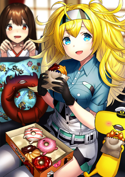 ドーナッツを食べて艦これグッズを当てよう ニコニコ静画 イラスト