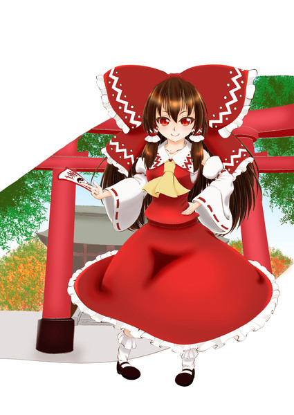 楽園の素敵な巫女 ニコニコ静画 イラスト