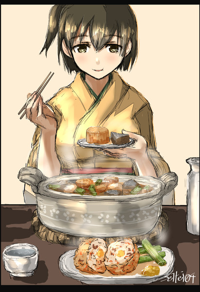 飛龍の顔を見ると おでん食べたくなる Seitei さんのイラスト ニコニコ静画 イラスト