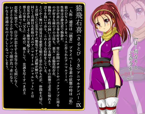 【新オリキャラ】　猿飛右喜