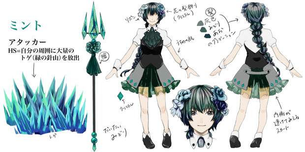 鉱物少女ミント れぐるす さんのイラスト ニコニコ静画 イラスト