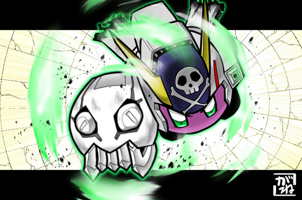 モビルカービィ クロスボーン ガンダムx1フルクロス こがね さんのイラスト ニコニコ静画 イラスト