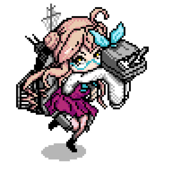 ドット絵 ちみ巻雲 眼鏡修正 葵辺獄 さんのイラスト ニコニコ静画 イラスト