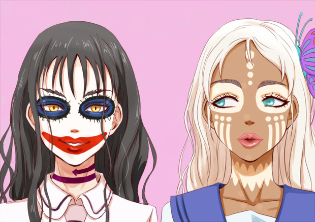華子と四天王 Ico さんのイラスト ニコニコ静画 イラスト