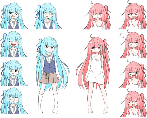 琴葉姉妹 立ち絵素材