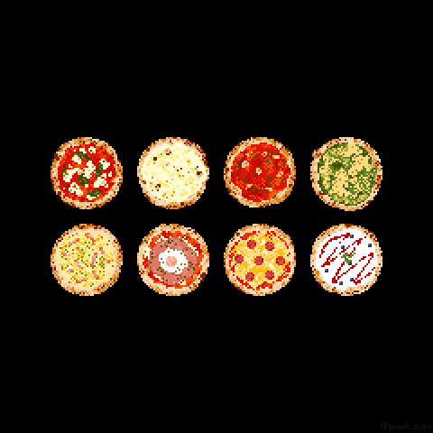 ドット絵 ピザ Zima さんのイラスト ニコニコ静画 イラスト
