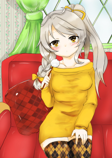 にぃ……ここ。