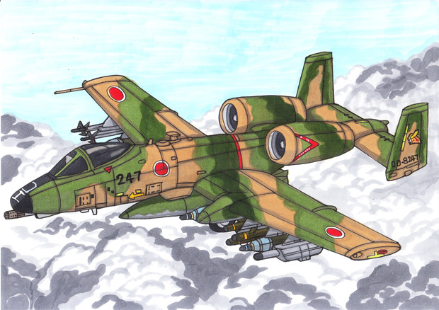 A 10親方が空自に導入されたようです うすしお さんのイラスト ニコニコ静画 イラスト