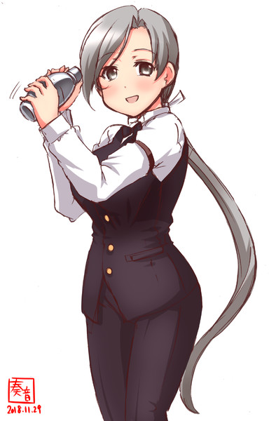 わんどろバーテンダー千歳 奏音 さんのイラスト ニコニコ静画 イラスト