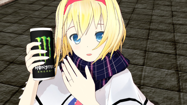 Mmdアクセサリ配布 魔剤 Monster Energy 微調整 魔剤p さんのイラスト ニコニコ静画 イラスト