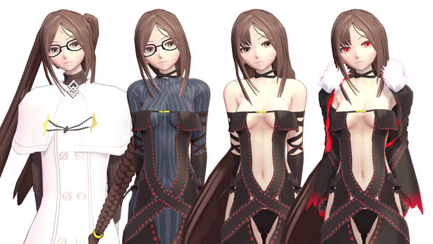 Fate Mmd 芥ヒナコ 虞美人 モデル配布 Jean さんのイラスト ニコニコ静画 イラスト