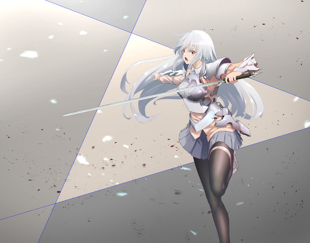 ◇白の騎士◇手描きイラスト クリエイティブRPG - イラスト -