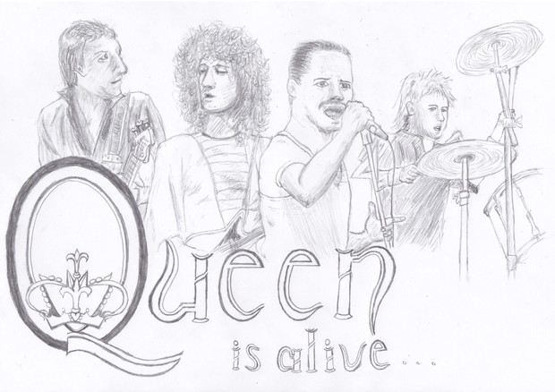 Queen Is Alive 映画 ボヘミアン ラプソディ 公開記念 シーグ さんのイラスト ニコニコ静画 イラスト