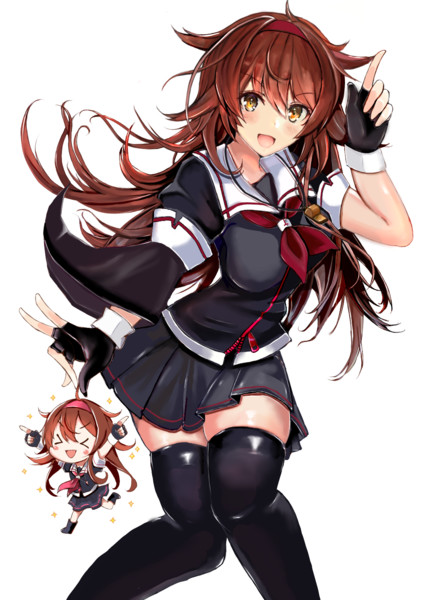 白露改二と妖精さん 江利山 さんのイラスト ニコニコ静画 イラスト