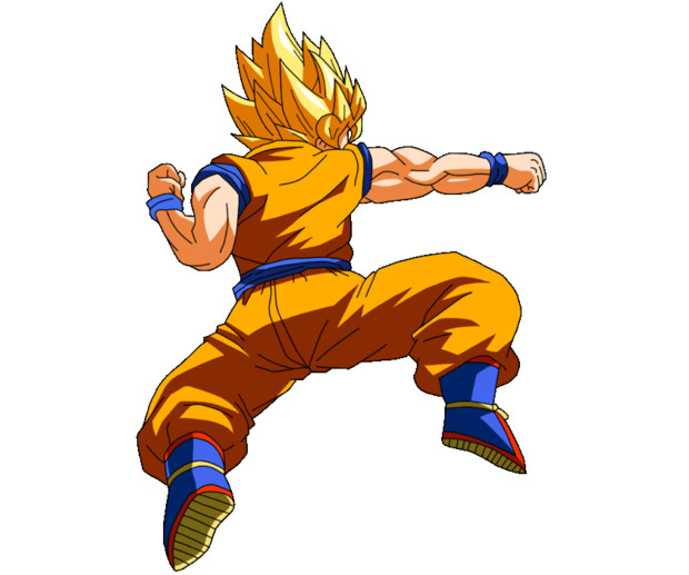 動く超サイヤ人2孫悟空の立ち絵 Vegeta さんのイラスト ニコニコ静画 イラスト