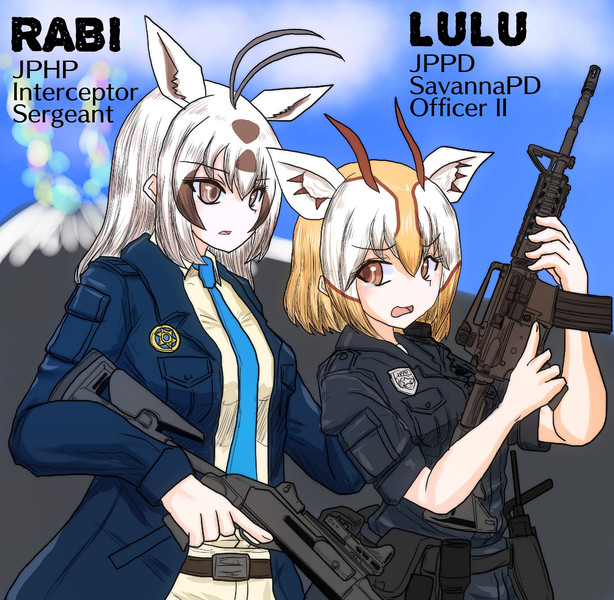 トムソンガゼル＆アラビアオリックス / 新快速さん さんのイラスト ニコニコ静画 (イラスト)